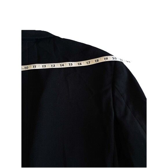 New Barabas Men Blazer 46R Formal Dinner Jacket Gold Buttons Slim Fit Black - Picture 16 of 16